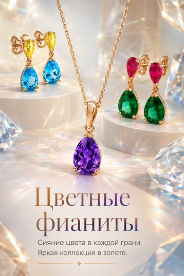 Цветные фианиты